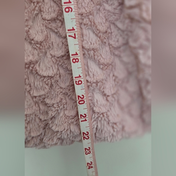 JUICY COUTURE PLUSH DRESS Peacoat Coat Blush Pink Girls 6 - Picture 6 of 6